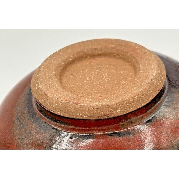 Firewood Kiln Glaze‎ Stoneware Snack Bowls Set of 3 Wheel Thrown Studio Art - Picture 8 of 16